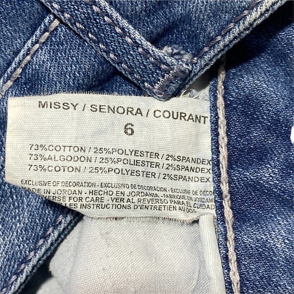 ANN Taylor Faded Medium Wash Blue Denim Straight Leg Jeans - Picture 10 of 12